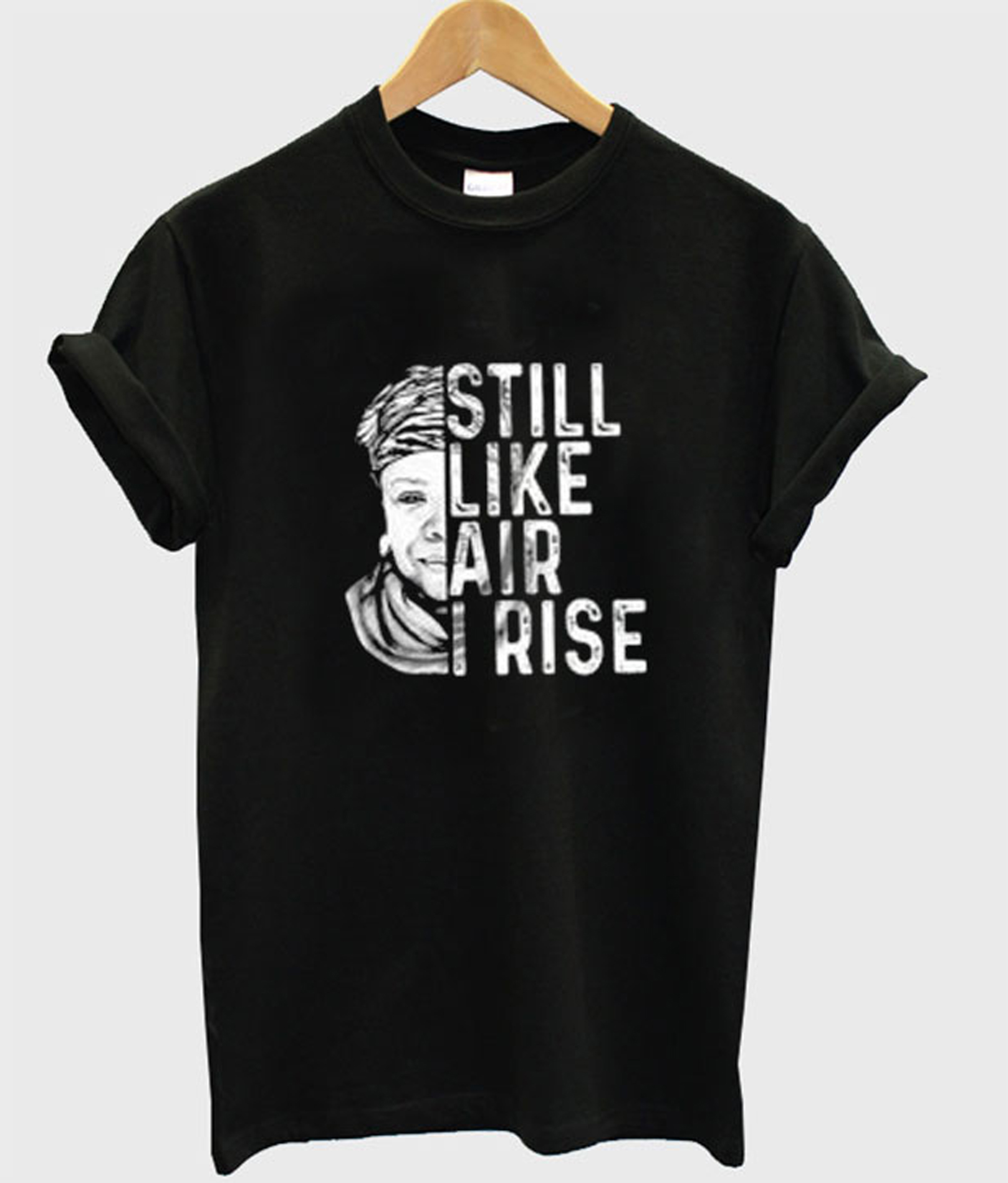 Maya Angelou Still Like Air I Rise T-Shirt KM