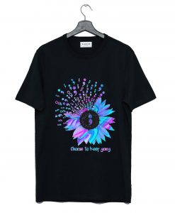 Suicide Prevention Choose To Keep Going Sunflower T Shirt KM