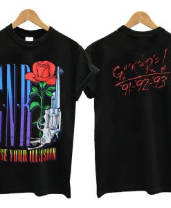 Vintage 1993 Guns N Roses Use Your Illusion Tour T-Shirt KM