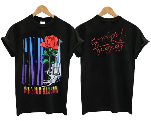 Vintage 1993 Guns N Roses Use Your Illusion Tour T-Shirt KM