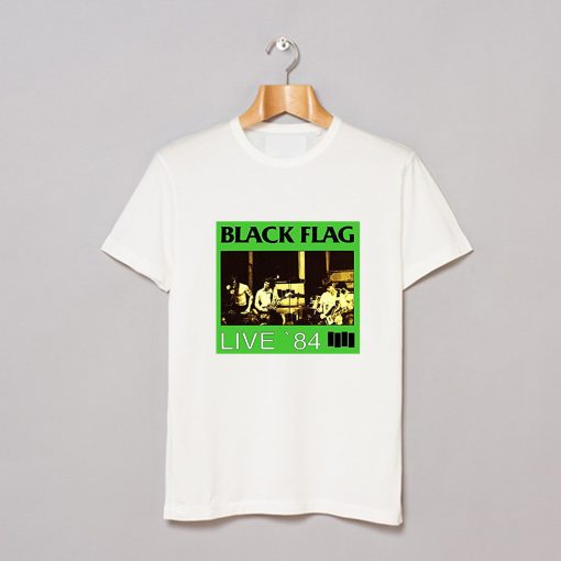 Black Flag LIVE 84 T-Shirt KM