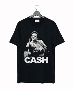 Johnny Cash Men's The Bird Slim Fit T-Shirt KM