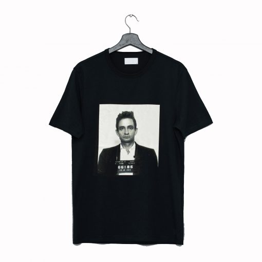 Johnny Cash Men's The Bird Slim Fit T-Shirt KM