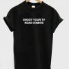 Shoot Your Tv Read Comics T-Shirt KM