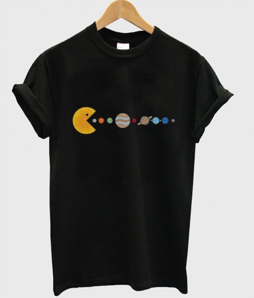 Sun Eating Other Planets Funny T-Shirt KM