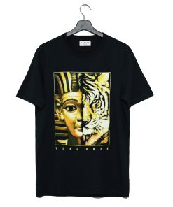 Yung Khalifa King Tut Egyptian Pharaoh Tiger Black T-Shirt KM