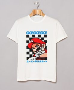 Go Go Go Super Mario Kart Retro Japanese T Shirt KM