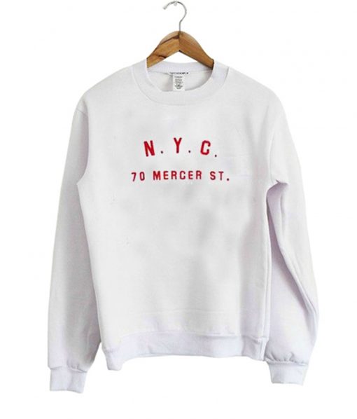 NYC 70 Mercer St Sweatshirt KM