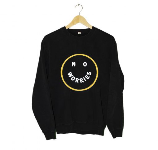 No Worries Sweatshirt Black KM