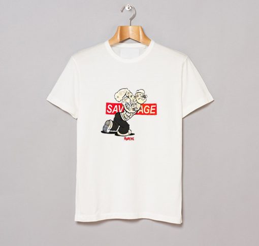 Popeye Savage Graphic Logo T-Shirt KM