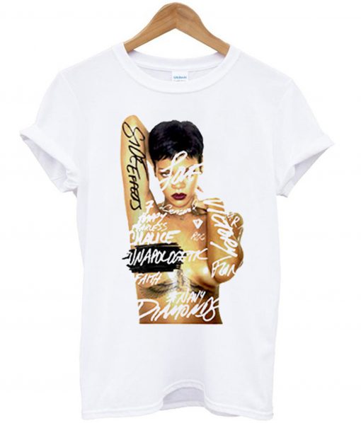 Rihanna Unapologetic Art T-Shirt KM