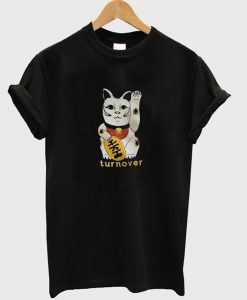 Turnover Lucky Cat T Shirt KM