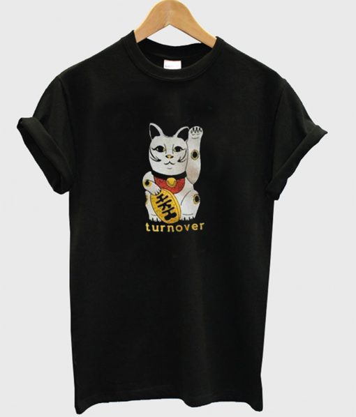 Turnover Lucky Cat T Shirt KM