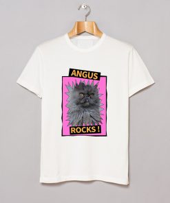 Angus Rocks cat T Shirt KM