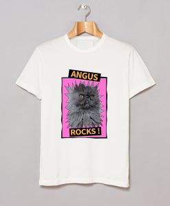 Angus Rocks cat T Shirt KM