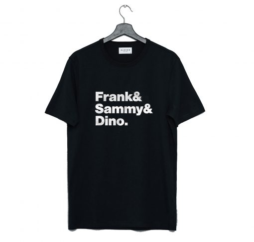 Frank & Sammy & Dino Rat Pack T Shirt KM