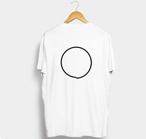 Imperfect Circle T Shirt Back KM