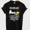 To Do List Snoopy T-Shirt KM