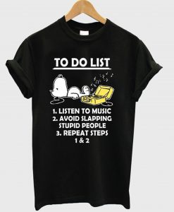 To Do List Snoopy T-Shirt KM