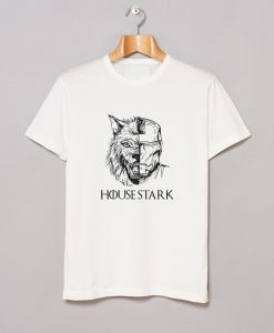 Direwolf Iron Man House Stark T-Shirt KM