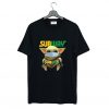 Baby Yoda Mask Hug Subway T-Shirt KM