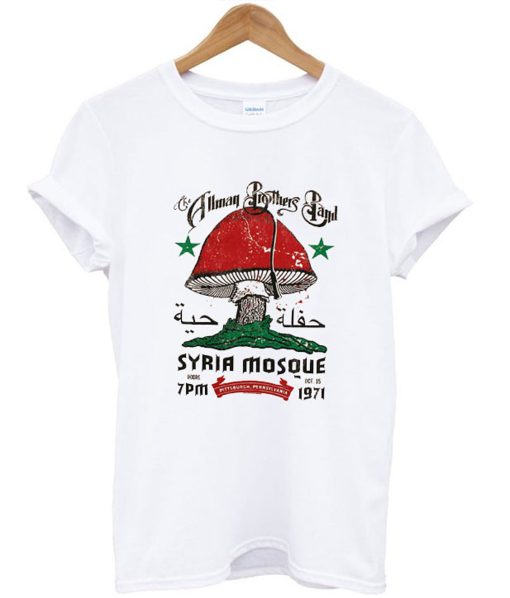 Allman Brothers Band Syria Mosque 1971 T-Shirt KM