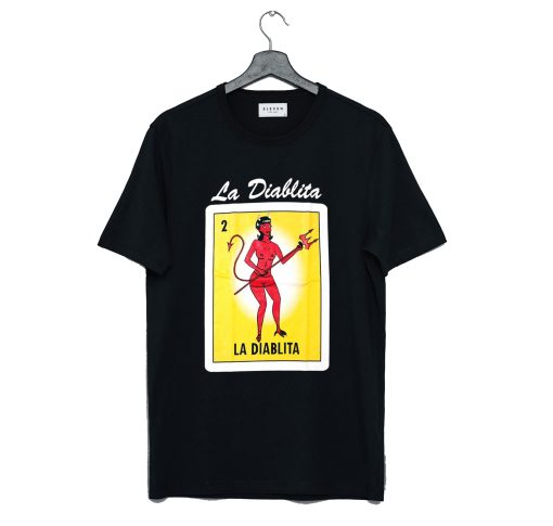 La Diablita Loteria Mexican Bingo T-Shirt KM