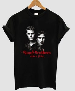 Vampire Diaries Blood Brothers T Shirt KM