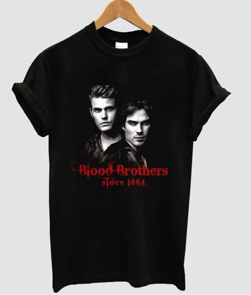 Vampire Diaries Blood Brothers T Shirt KM