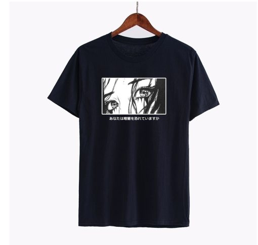 Are You Afraid Of The Dark Japanese Harajuku Anime T-Shirt KM