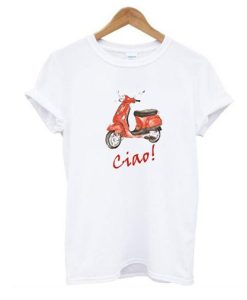 Ciao Vespa T Shirt KM