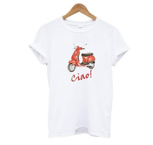 Ciao Vespa T Shirt KM