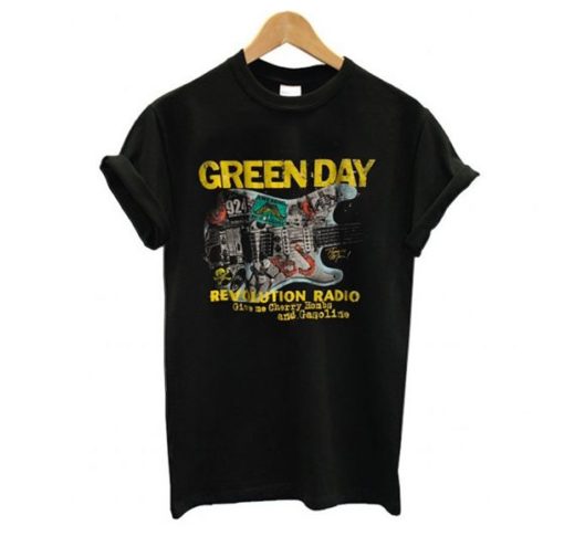 Green Day Revolution Radio Band T Shirt KM