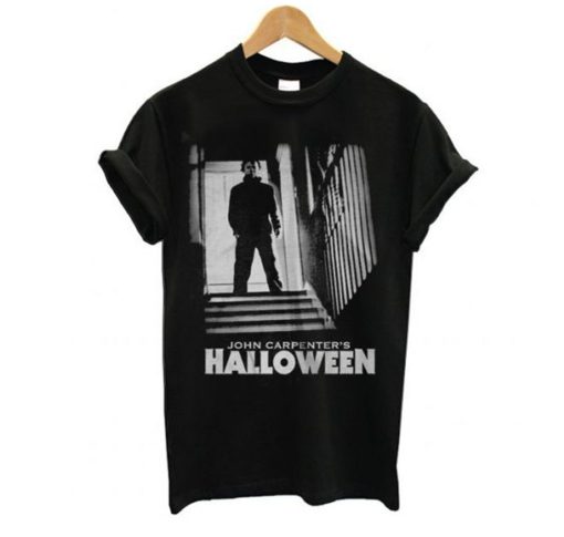 Halloween Michael Myers Stairs T Shirt KM