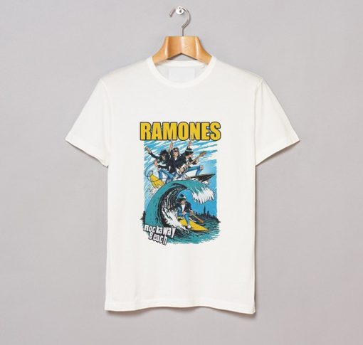 Ramones Rockaway Beach T Shirt KM