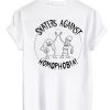 Skaters Against Homophobia T-Shirt – Back KM