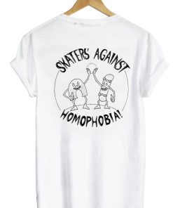 Skaters Against Homophobia T-Shirt – Back KM