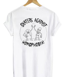 Skaters Against Homophobia T-Shirt – Back KM