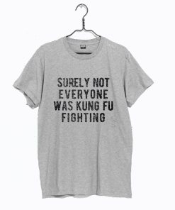 Surely Not Everyone Was Kung Fu Fighting T Shirt KM