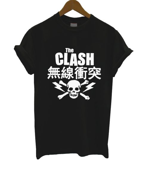 The Clash Japanese Skull New T Shirt KM