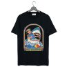 Funny Stay Positive Shark Attack Retro Comedy T Shirt KM