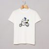 Snoopy and Woodstock on a Vespa T-Shirt KM