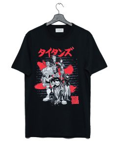 Teen Titans Japanese Logo T Shirt KM