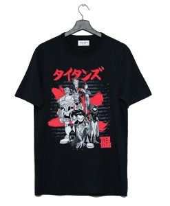 Teen Titans Japanese Logo T Shirt KM