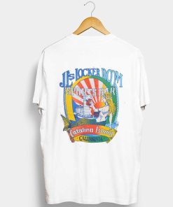 80s JL’s Locker Room Catalina Island Sunset Mermaid T-Shirt KM Back