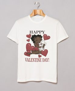 Betty Boop happy Valentine Day T Shirt KM