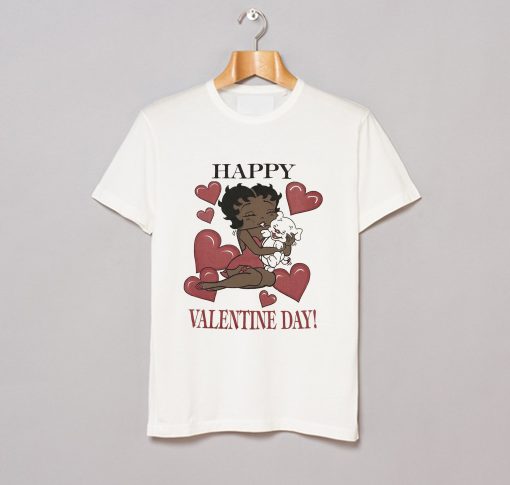 Betty Boop happy Valentine Day T Shirt KM