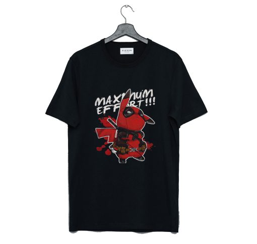 Deadpool Maximum Effort Adult T Shirt KM