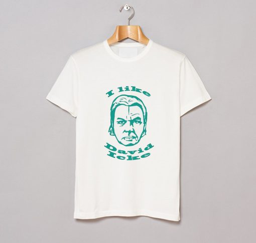 I Like David Icke T Shirt KM