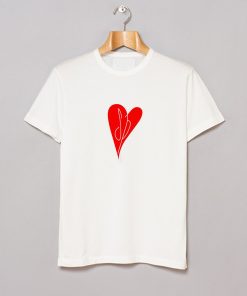 Red Heart Smashing Pumpkins Band T Shirt KM